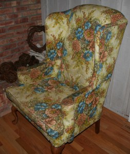 My father-in-law's favorite wingback chair