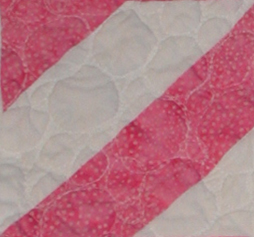 Houndstooth baby quilt detail